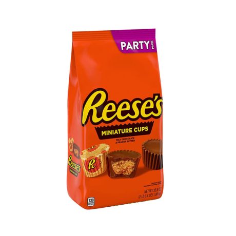【2024 Flash Sale + Free Shipping】REESE'S 35.6 oz Miniatures Milk Chocolate and Peanut Butter Party Pack